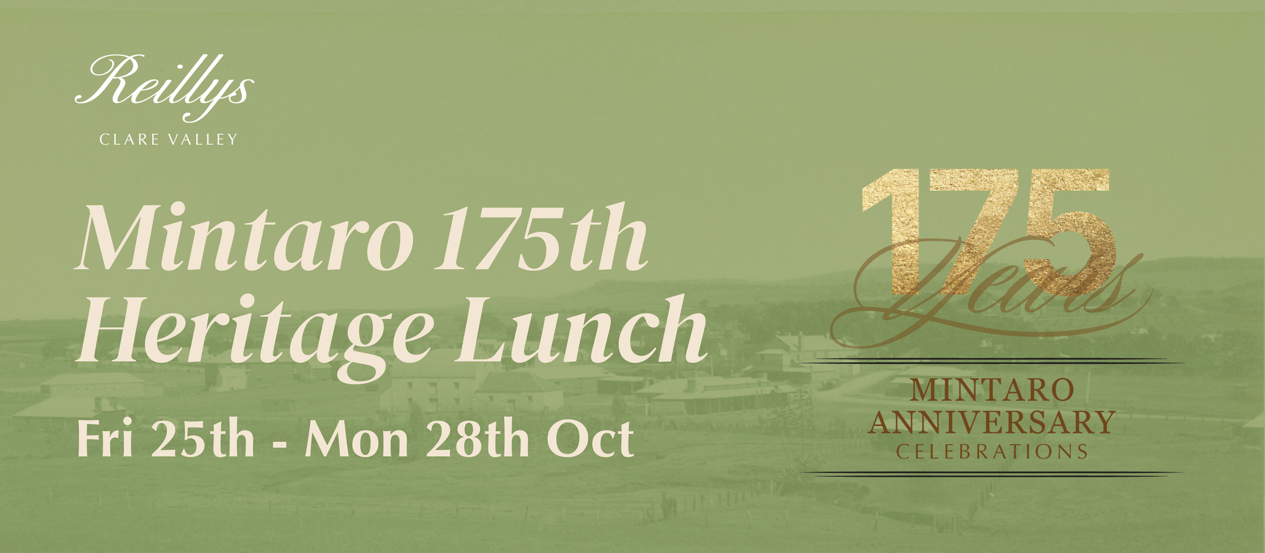 Reillys Mintaro 175th Heritage Lunch